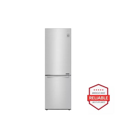 Lg 12 cu. ft. Energy Star Counter-Depth Bottom Freezer Refrigerator LRBCC1204S